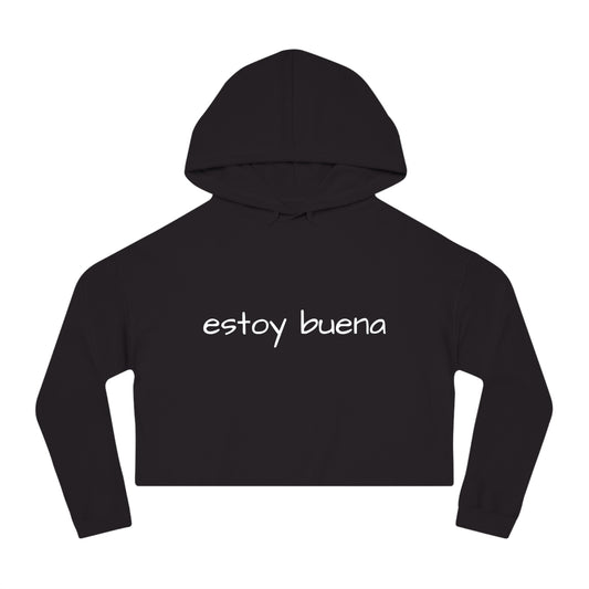 Cropped Hoodie Sweatshirt - Estoy Buena Design