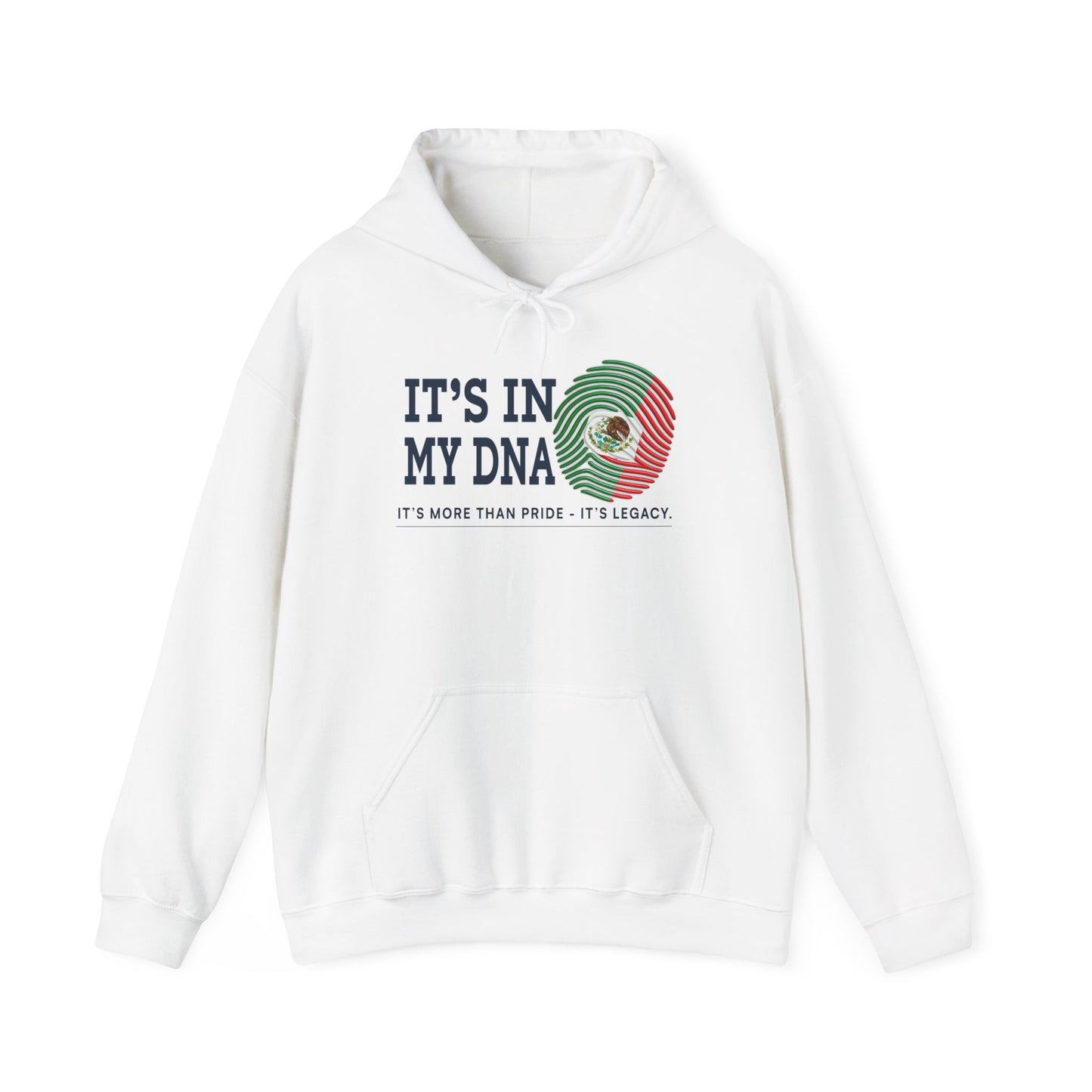 It’s In My DNA™ – Mexican Heritage Fingerprint Pullover Hoodie