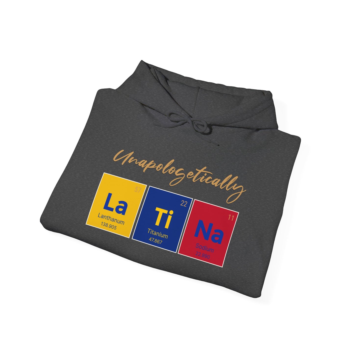 Unapologetically Latina™ – Colombia Periodic Table Hoodie