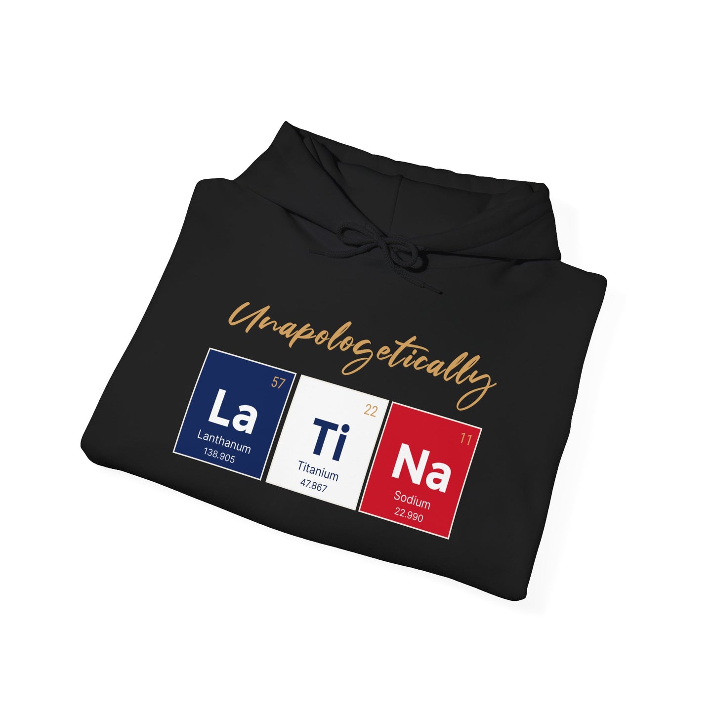 Unapologetically Latina™ – Dominican Republic Periodic Table Hoodie