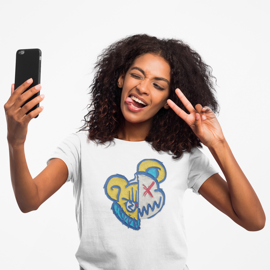 Stitch Lab: Split-Bear Emblem Tee