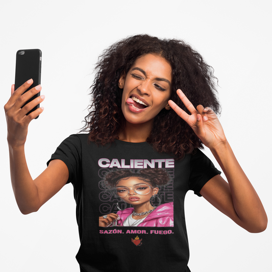 🔥 Sazón — Caliente Chrome Edge Tee
