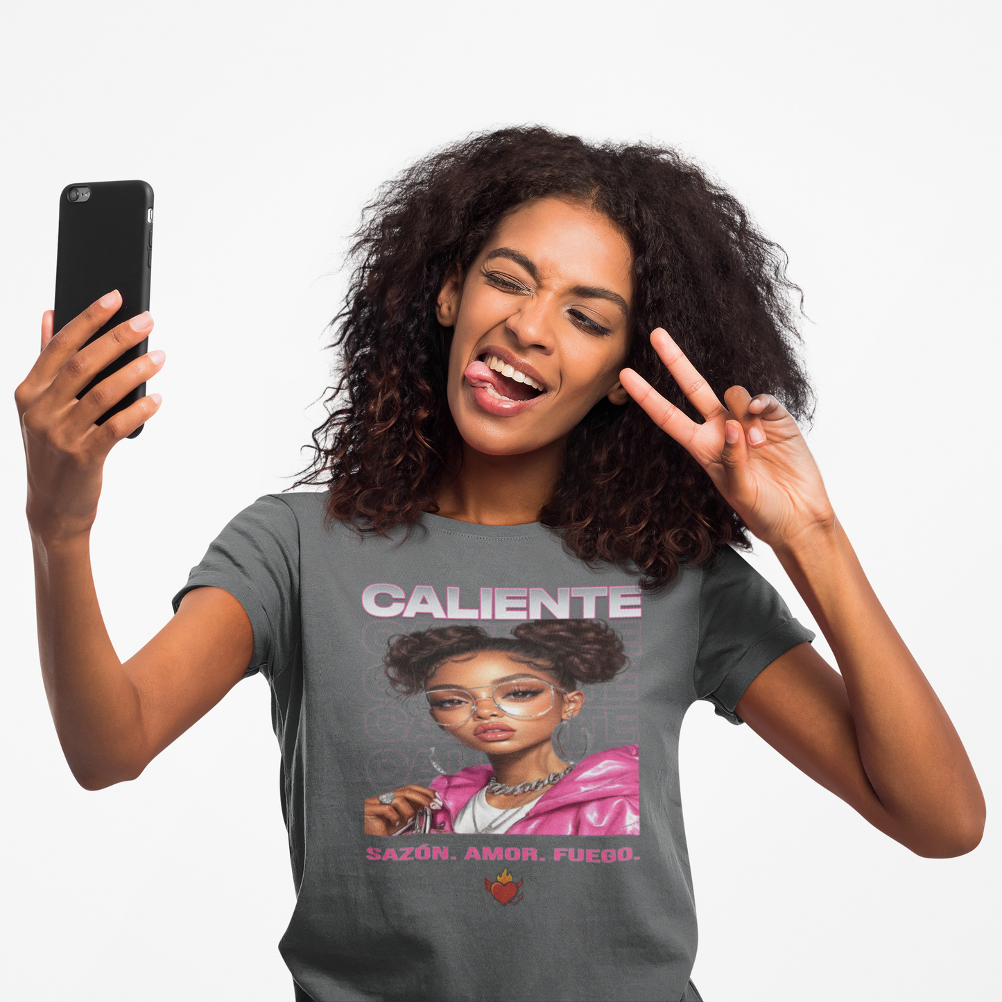 🔥 Sazón — Caliente Chrome Edge Tee