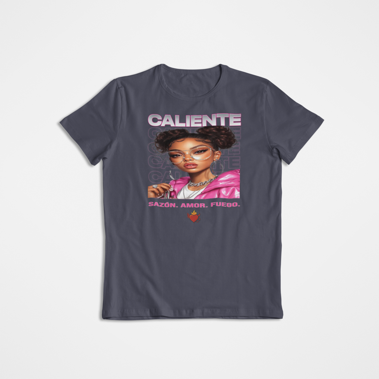 🔥 Sazón — Caliente Chrome Edge Tee