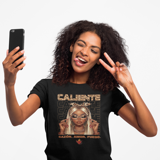 🔥 Sazón — Caliente Leoparda Tee