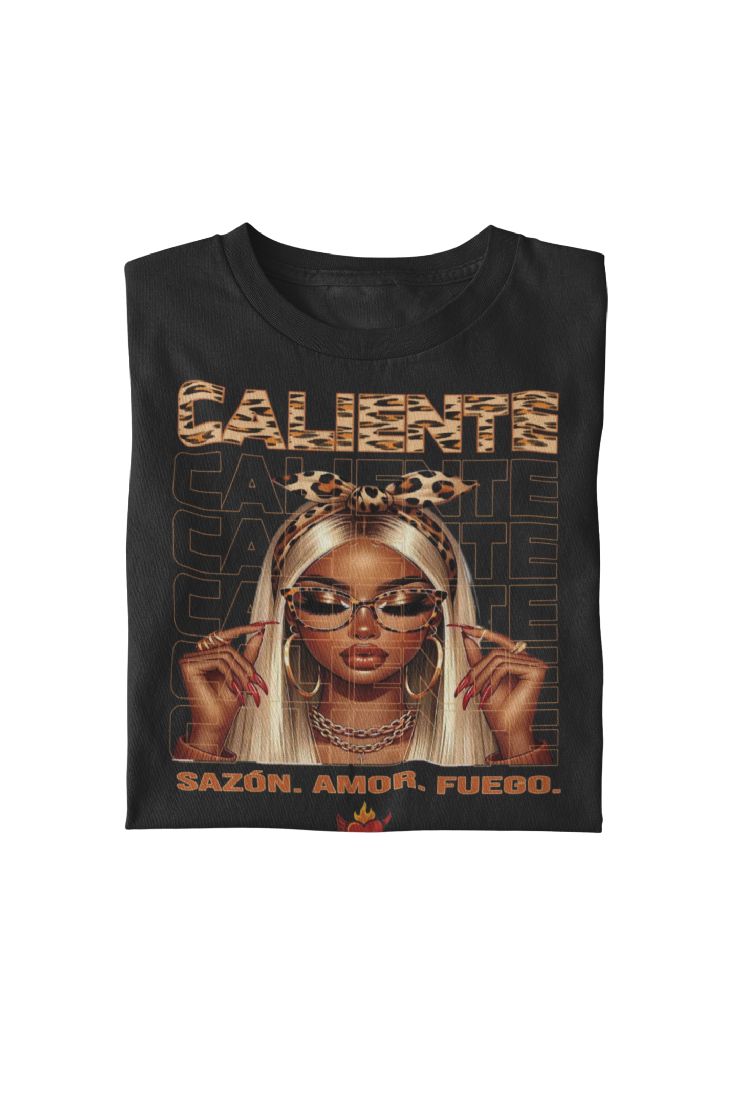 🔥 Sazón — Caliente Leoparda Tee