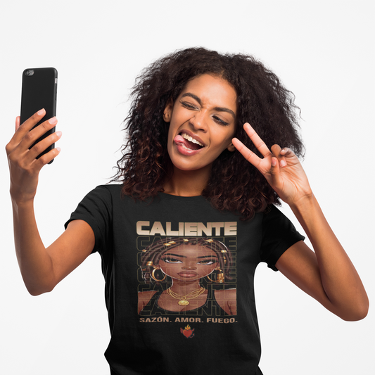 🔥 Sazón — Caliente Bronce Luxe Tee