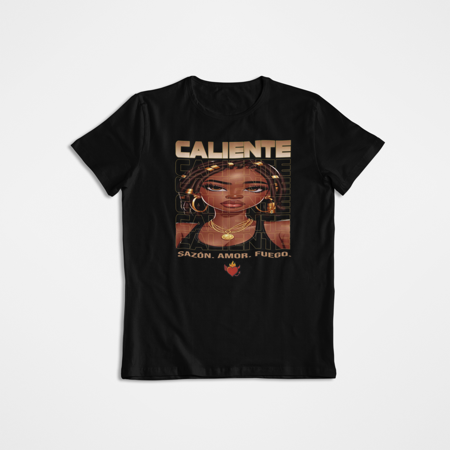 🔥 Sazón — Caliente Bronce Luxe Tee