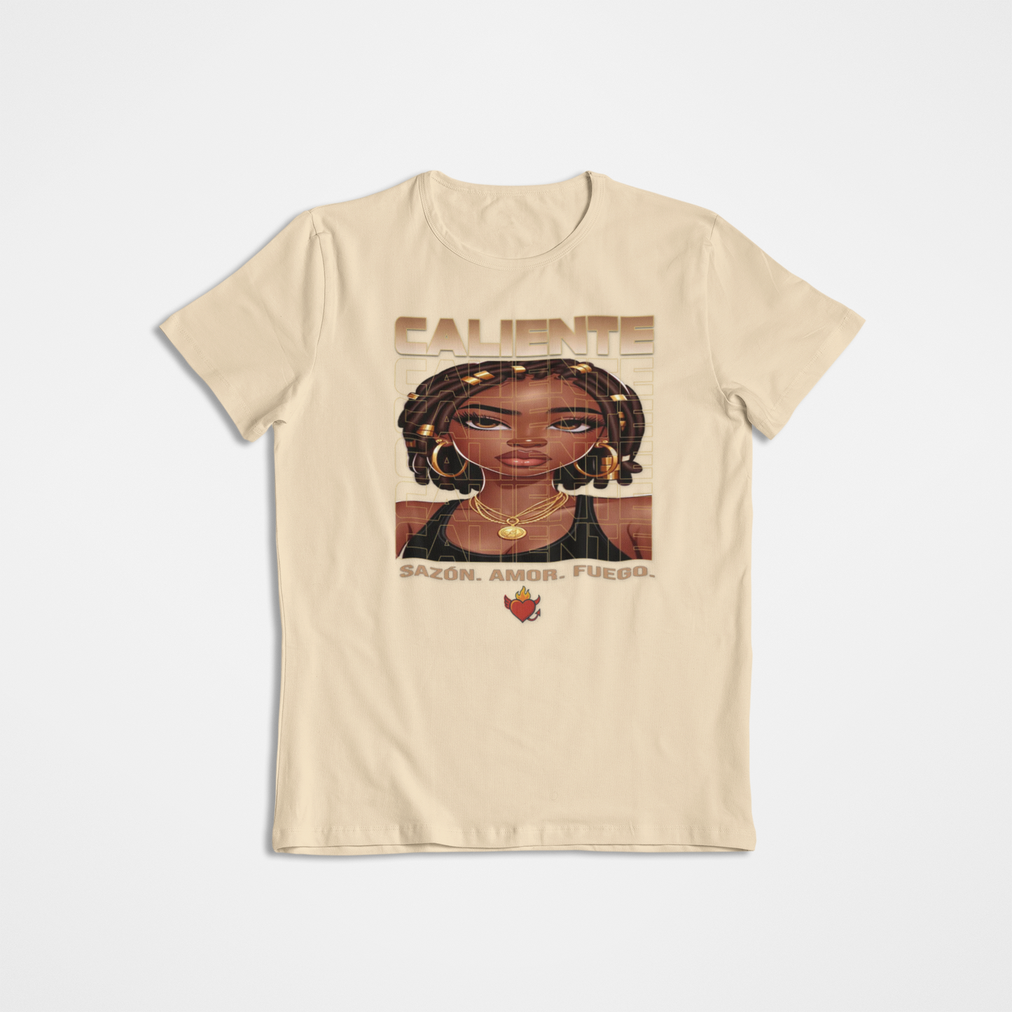 🔥 Sazón — Caliente Bronce Luxe Tee