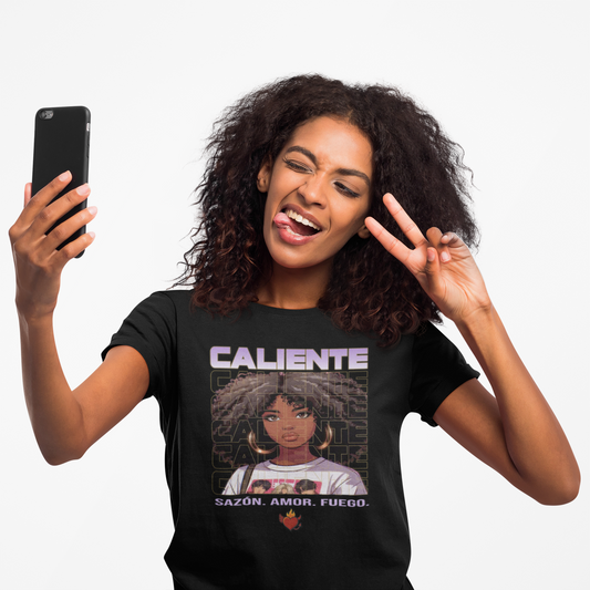 🔥 Sazón — Caliente Lavanda Halo Tee