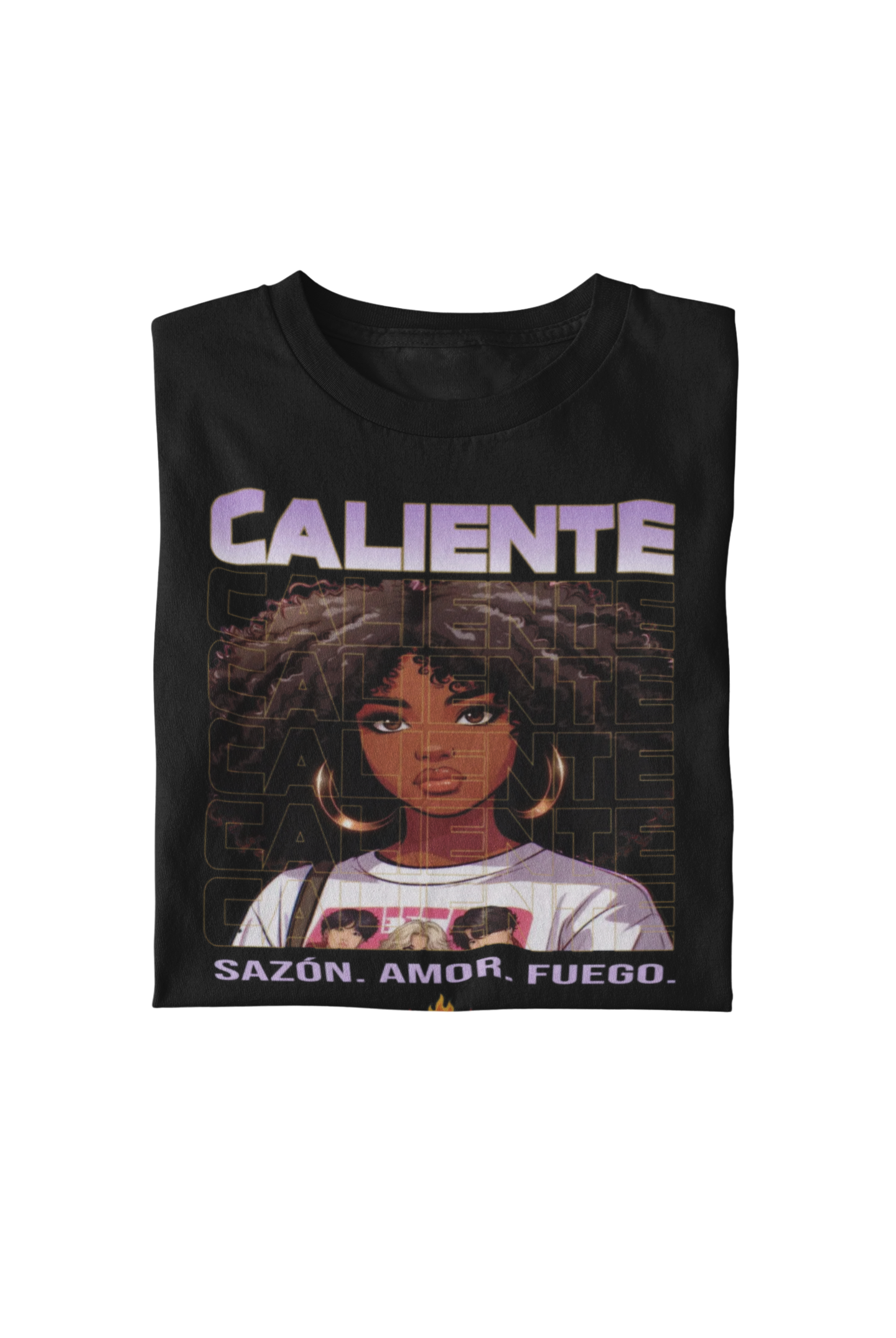 🔥 Sazón — Caliente Lavanda Halo Tee