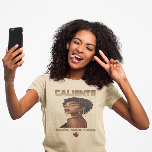 🔥 Sazón — Caliente Cacao Dorado Tee