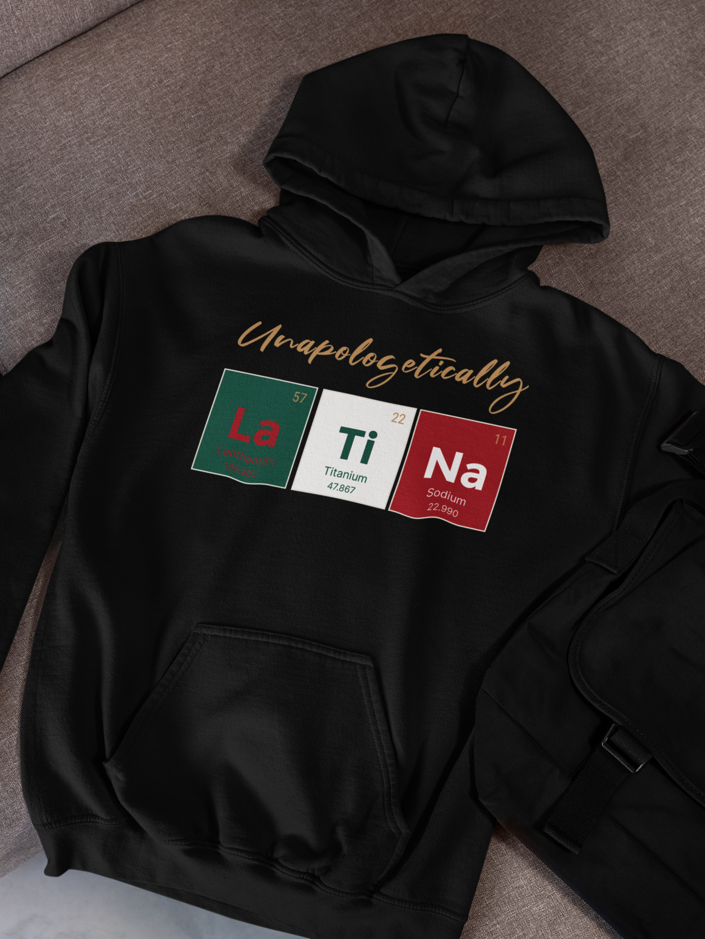 Unapologetically Latina™ – Mexico Periodic Table Hoodie
