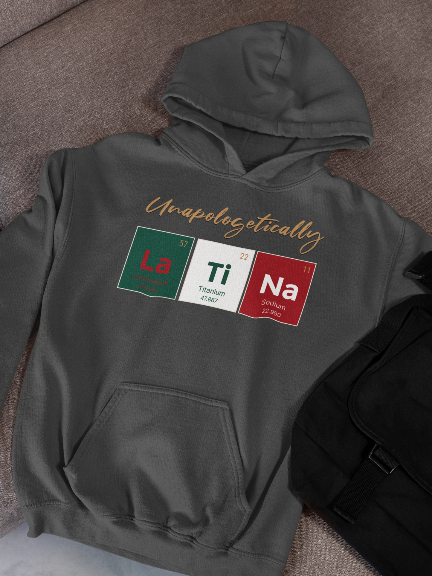 Unapologetically Latina™ – Mexico Periodic Table Hoodie