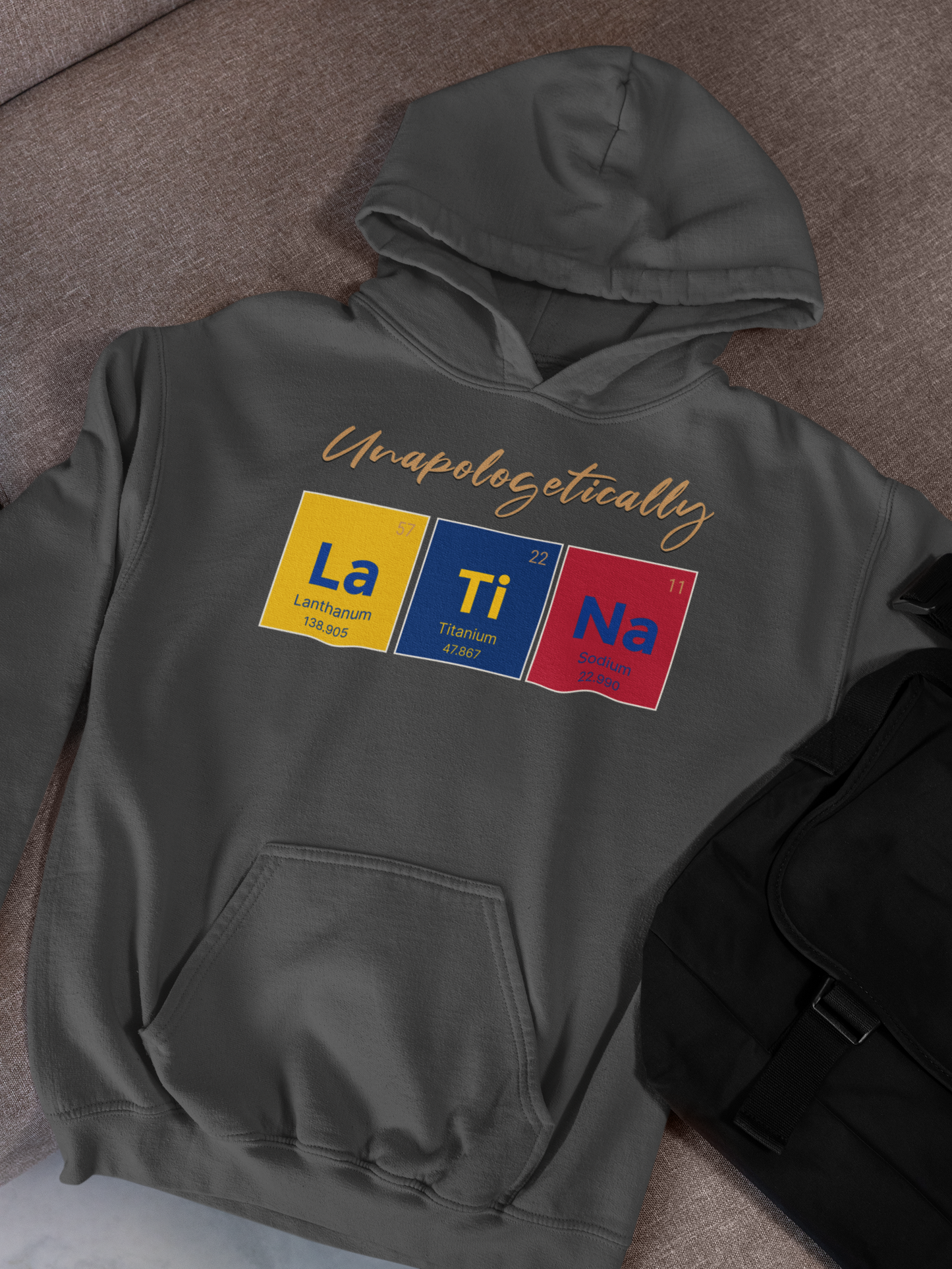 Unapologetically Latina™ – Colombia Periodic Table Hoodie