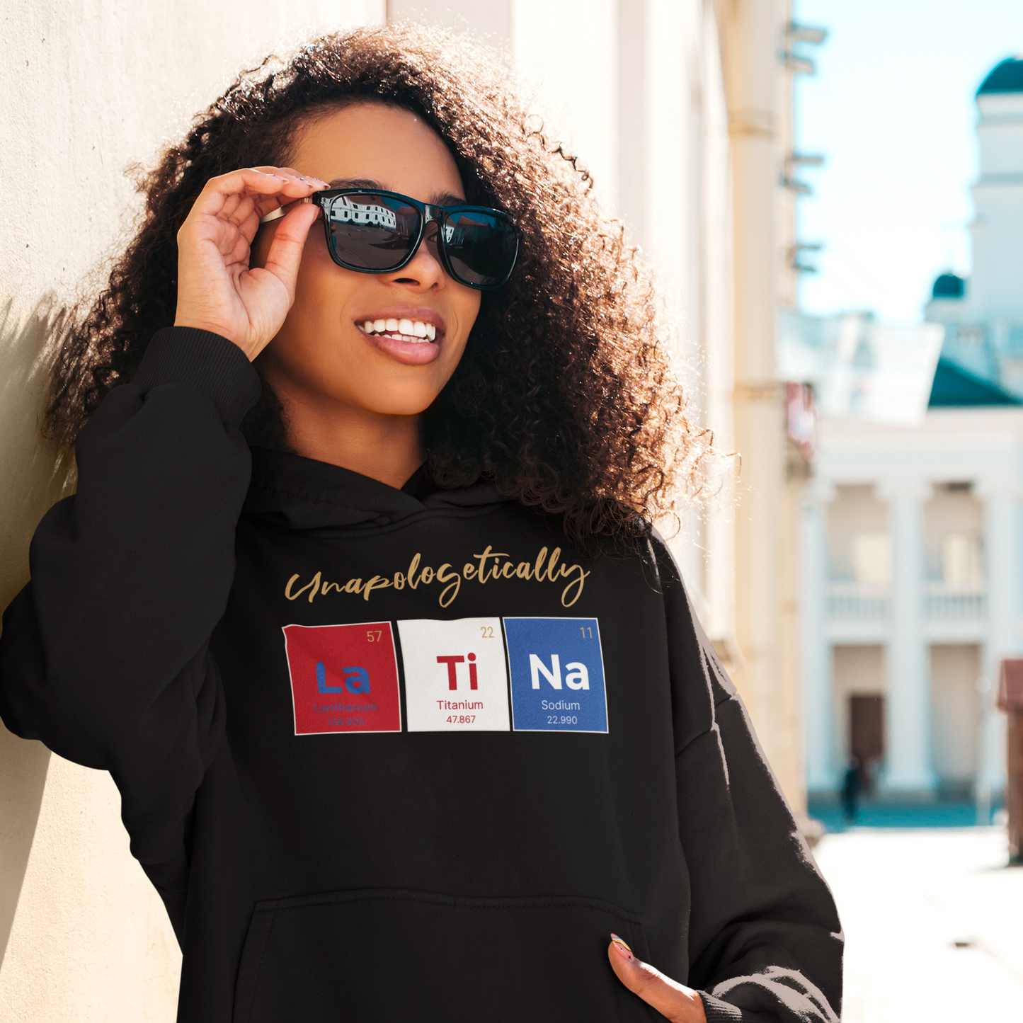 Unapologetically Latina™ – Cuba Periodic Table Hoodie
