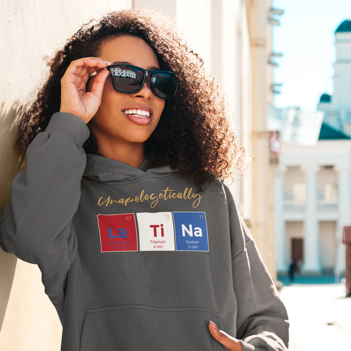 Unapologetically Latina™ – Cuba Periodic Table Hoodie