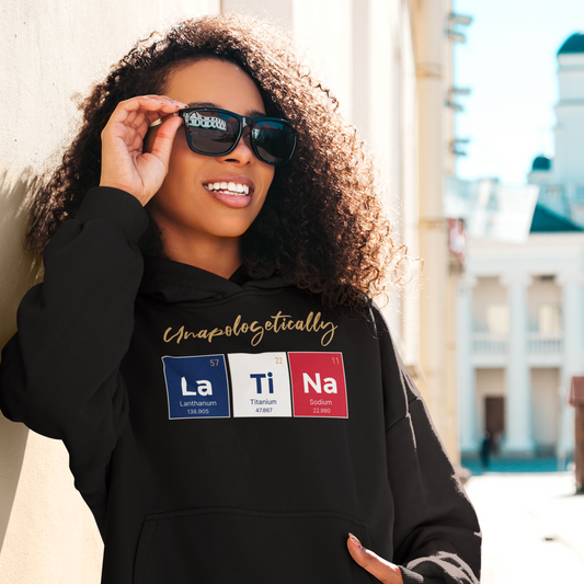 Unapologetically Latina™ – Dominican Republic Periodic Table Hoodie