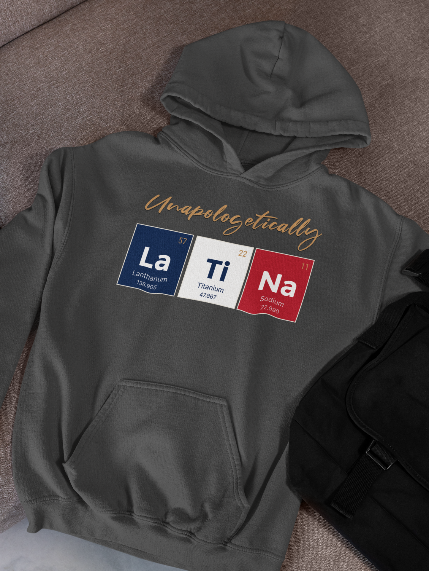 Unapologetically Latina™ – Dominican Republic Periodic Table Hoodie