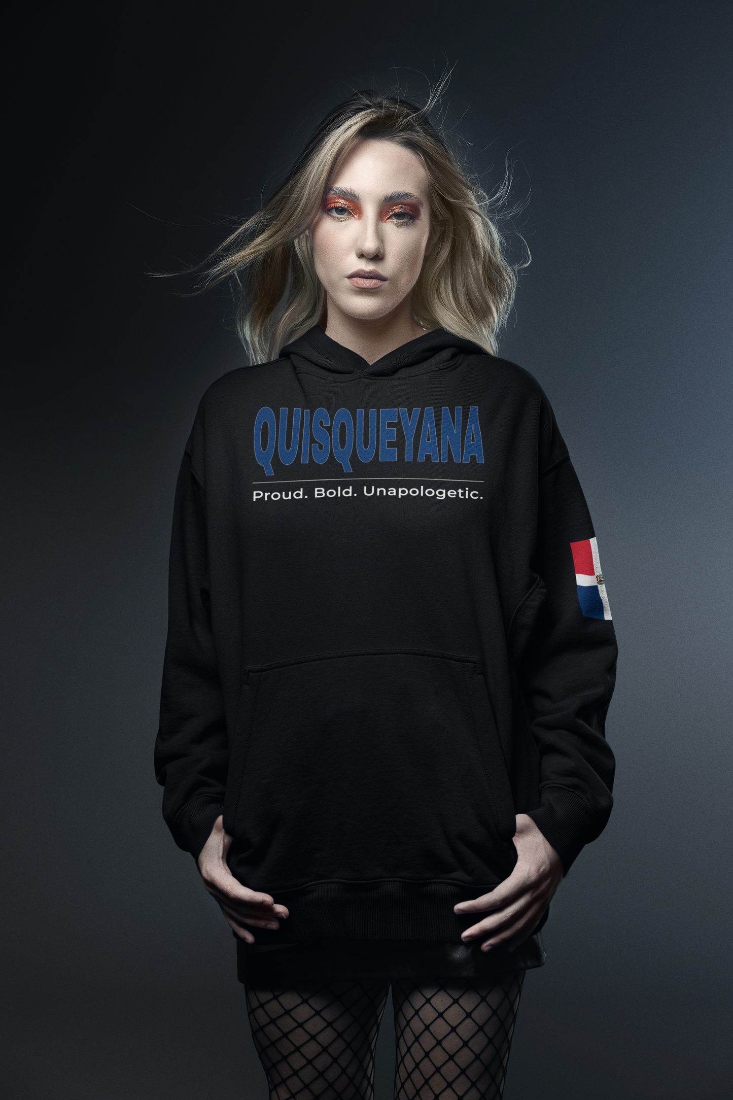 Latino Roots™ – Quisqueyana Dominican Heritage Pullover Hoodie