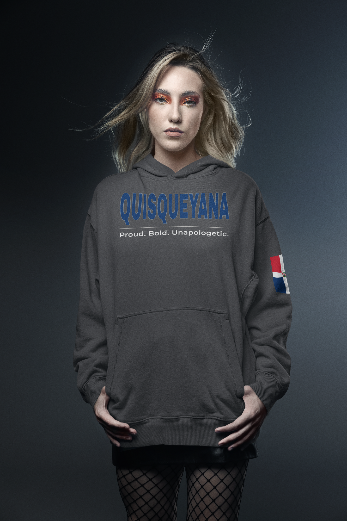 Latino Roots™ – Quisqueyana Dominican Heritage Pullover Hoodie