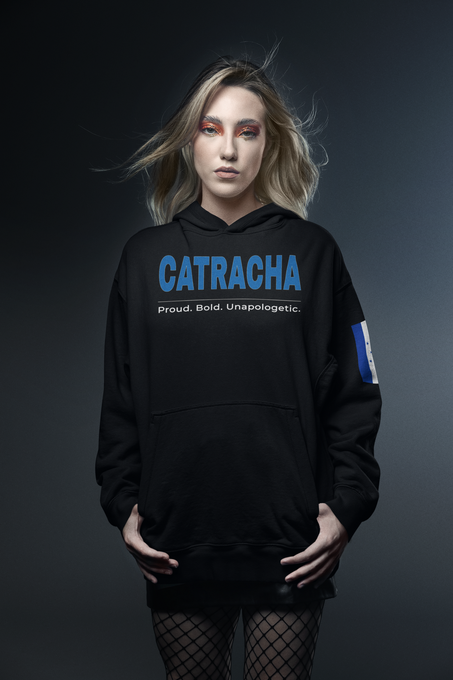 Latino Roots™ – Catracha Honduran Heritage Pullover Hoodie