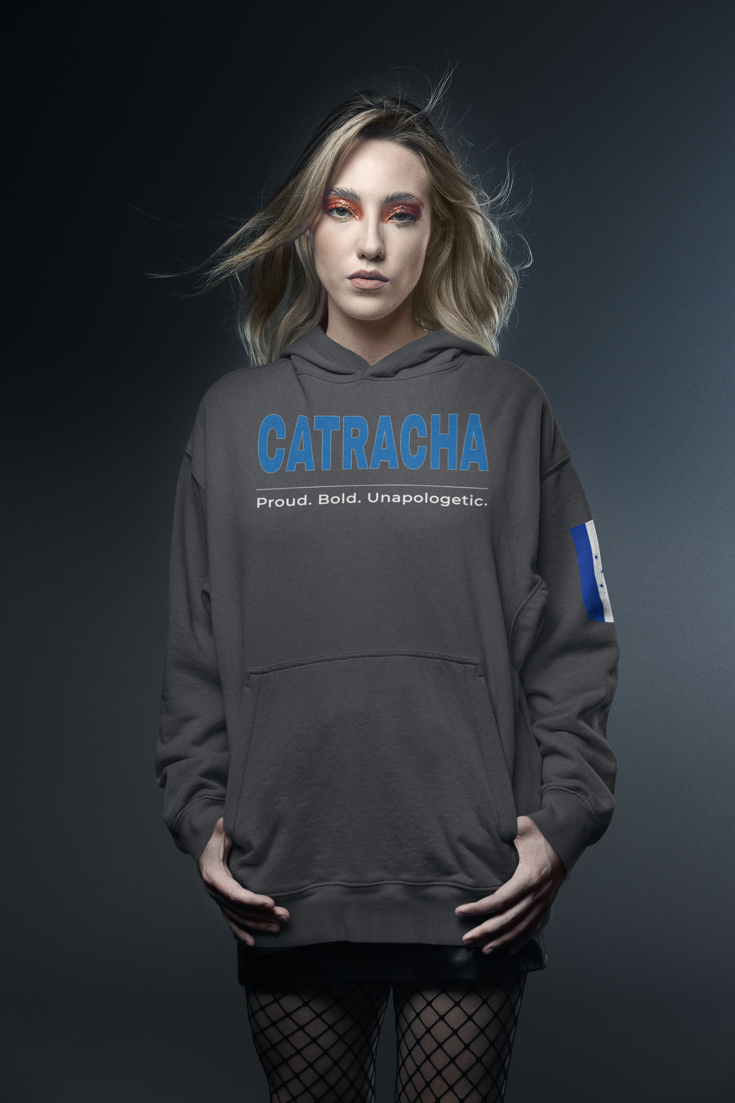 Latino Roots™ – Catracha Honduran Heritage Pullover Hoodie