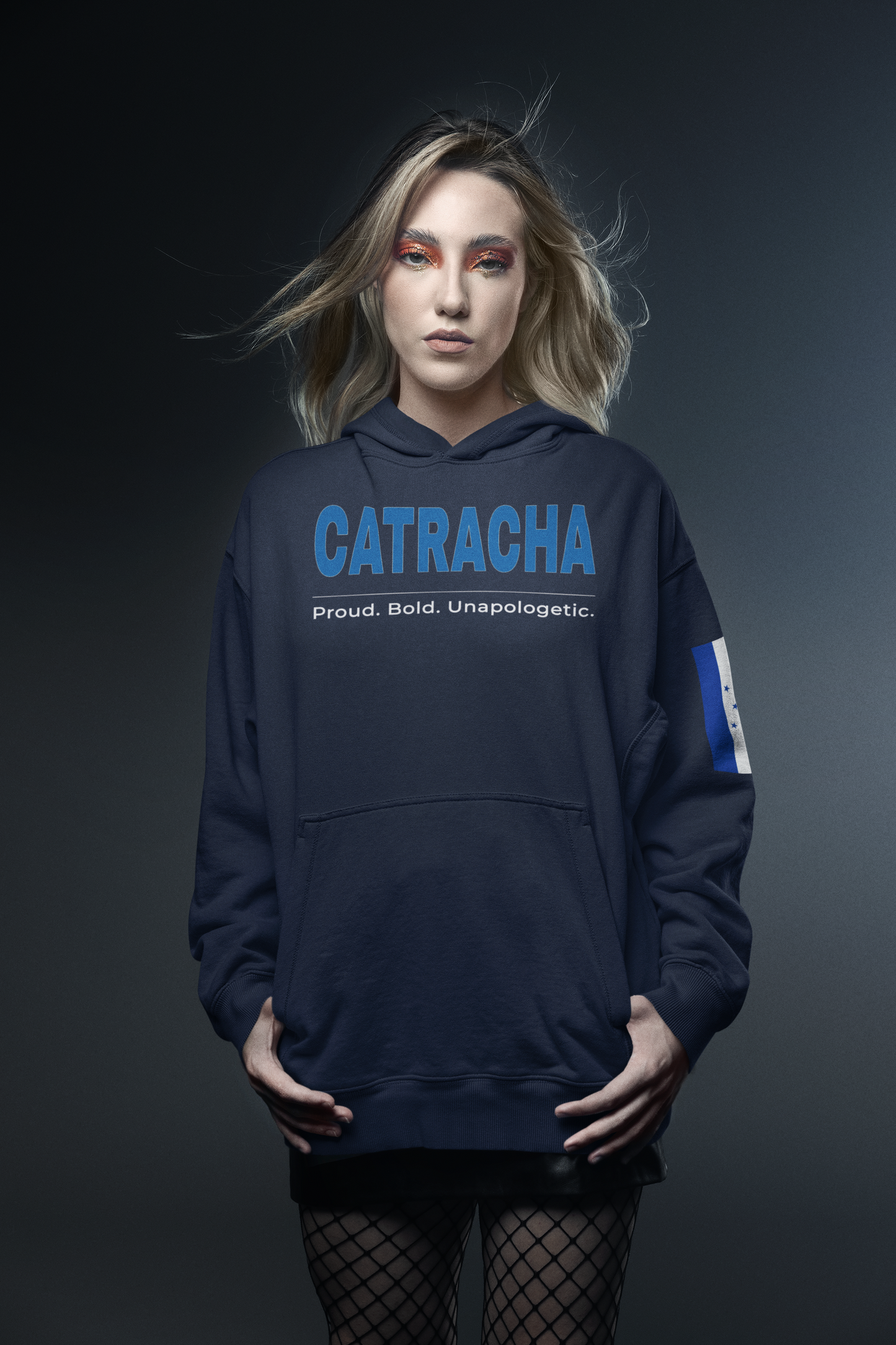 Latino Roots™ – Catracha Honduran Heritage Pullover Hoodie