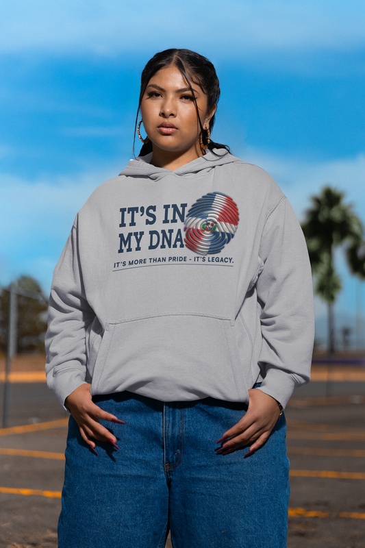 It’s In My DNA™ – Dominican Republic Heritage Fingerprint Hoodie