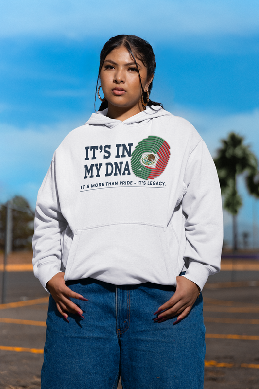 It’s In My DNA™ – Mexican Heritage Fingerprint Pullover Hoodie
