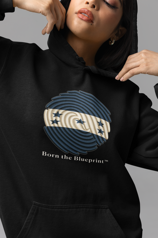 🌀 Born the Blueprint™ – Honduras Heritage Hoodie