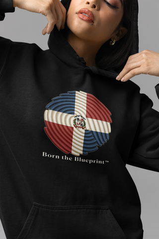 🌀 Born the Blueprint™ – Dominican Republic Heritage Hoodie