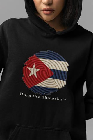 🌀 Born the Blueprint™ – Cuba Heritage Hoodie