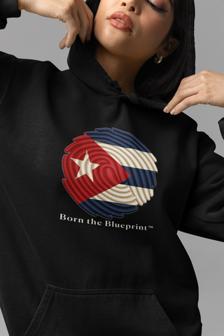 🌀 Born the Blueprint™ – Cuba Heritage Hoodie