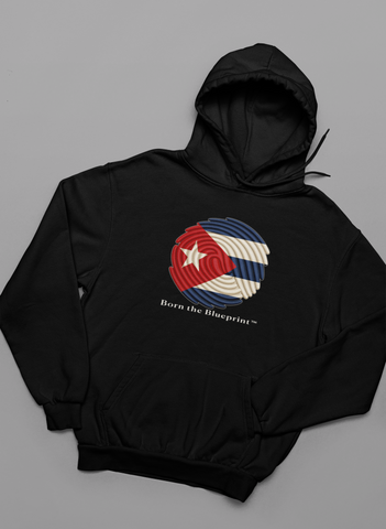 🌀 Born the Blueprint™ – Cuba Heritage Hoodie