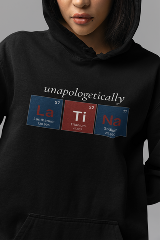 🔬 Unapologetically Latina™ – Puerto Rico Elemental Pullover Hoodie