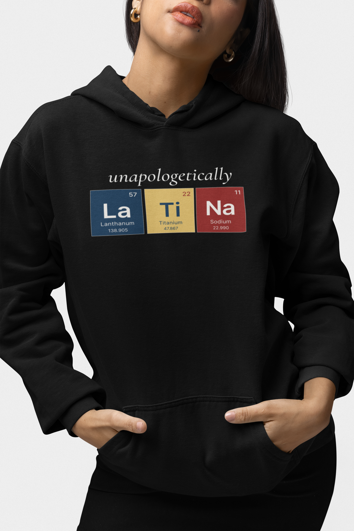 🔬 Unapologetically Latina™ – Colombia Elemental Pullover Hoodie