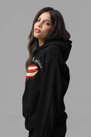 🩸 Sangre Latina™ – Puerto Rican Pride Heart Drip Pullover Hoodie