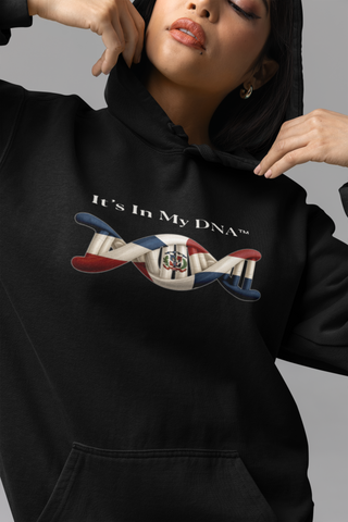 🧬 It’s In My DNA™ – Dominican Republic Heritage Helix Hoodie