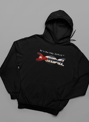 🧬 It’s In My DNA™ – Cuban Heritage Helix Hoodie