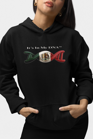 🧬 It’s In My DNA™ – Mexican Heritage Helix Hoodie