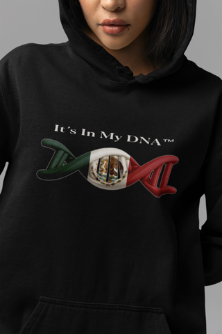 🧬 It’s In My DNA™ – Mexican Heritage Helix Hoodie