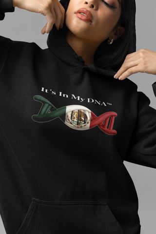 🧬 It’s In My DNA™ – Mexican Heritage Helix Hoodie