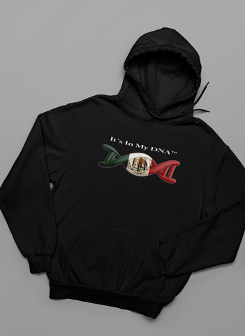 🧬 It’s In My DNA™ – Mexican Heritage Helix Hoodie