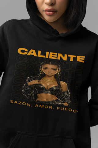 🌶️ Sazón™ – Caliente Ámbar Portrait Hoodie