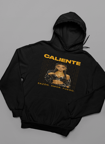 🌶️ Sazón™ – Caliente Ámbar Portrait Hoodie