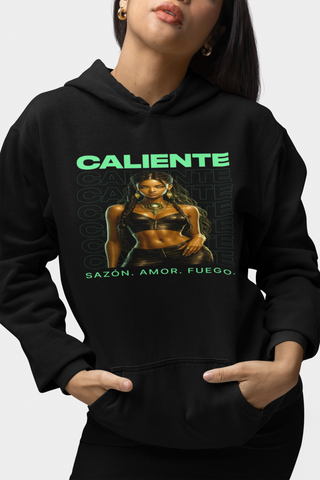 🌶️ Sazón™ – Caliente Verde Portrait Hoodie