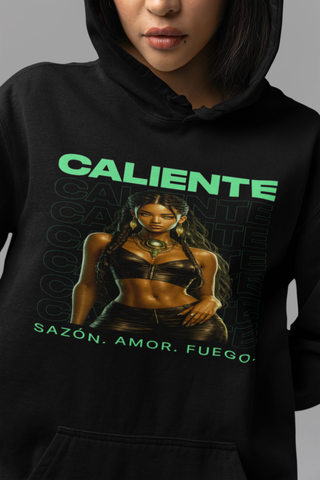 🌶️ Sazón™ – Caliente Verde Portrait Hoodie
