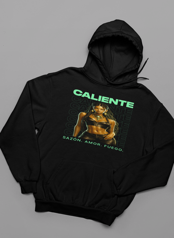 🌶️ Sazón™ – Caliente Verde Portrait Hoodie