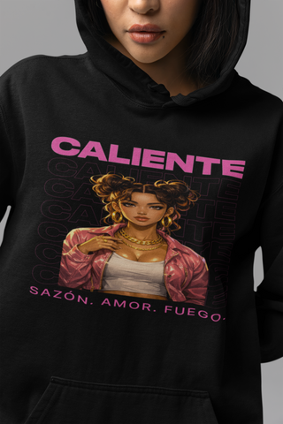🌶️ Sazón™ – Caliente Rosa Portrait Hoodie